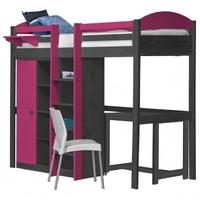 verona maximus graphite pine and fuchsia with central ladder high slee ...