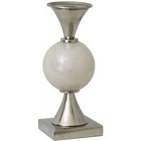 venice white pearl candle holder set of 6