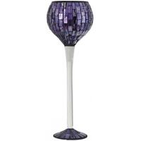 Venice Purple Tile Mosaic Goblet - Large (Set of 4)