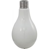 Venice White Light Bulb Decorative Candle Holder - Large CH196-L0-WH