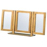 Verona Antique Pine Triple Dressing Table Mirror