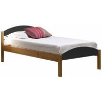 verona maximus antique pine and graphite 3ft single bed