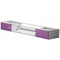 Verona Catania Whitewash Pine and Lilac Underbed Cupboards With Open Shelf