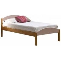 verona maximus antique pine and pink 3ft single bed