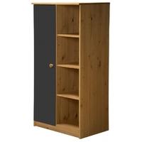 Verona Avola Antique Pine and Graphite with 1 Door Storage Unit