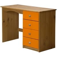 Verona Antique Pine and Orange 4 Drawer Dressing Table