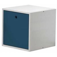 verona whitewash pine and blue cube with lid