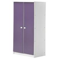 Verona Avola Whitewash Pine and Lilac with 2 Door Storage Unit