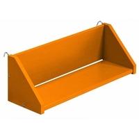 verona goro orange large reversible clip on shelf