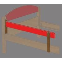 Verona Maximus Antique Pine and Red Mini Safety Rail