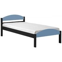 verona maximus graphite pine and baby blue 3ft single bed