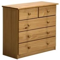 Verona Antique Pine 3+2 Chest of Drawer