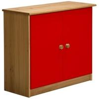 verona ribera antique pine and red cupboard