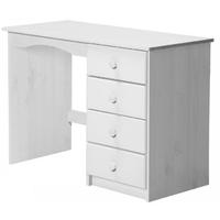 Verona Whitewash Pine 4 Drawer Dressing Table