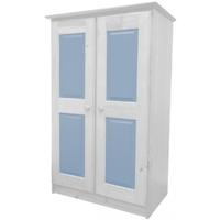 Verona Whitewash Pine and Baby Blue Tall Boy