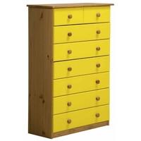 Verona Antique Pine and Lime 6+2 Chest of Drawer