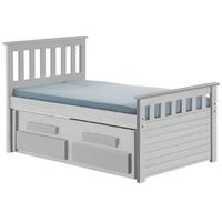 Verona Captains Bergamo Whitewash Pine Guest Bed