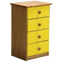 verona antique pine and lime 4 chest of drawer