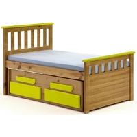 verona captains bergamo antique pine and lime guest bed