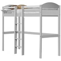 Verona Maximus Whitewash Pine Central Ladder High Sleeper Bed