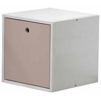 verona whitewash pine and pink cube with lid