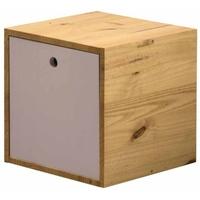 verona antique pine and pink cube with lid