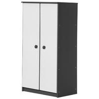 verona avola graphite pine and white with 2 door storage unit