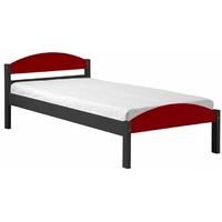 Verona Maximus Graphite Pine and Red 3ft Single Bed