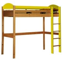 Verona Maximus Antique Pine and Lime High Sleeper Bed