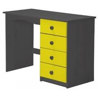 verona graphite pine and lime 4 drawer dressing table