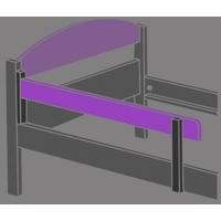 Verona Maximus Graphite Pine and Lilac Mini Safety Rail