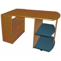 Verona Antique Pine and Blue Mid Sleeper Pull Out Desk