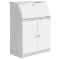 Verona Whitewash Pine Hobby Desk