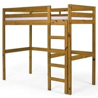 Verona Rimini Antique Pine High Sleeper Bed