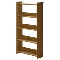 Verona Noci Antique Pine 4 Shelf Unit With Clip On Feature