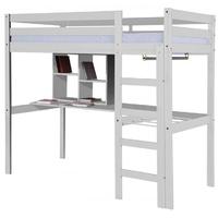 verona rimini whitewash pine high sleeper student set