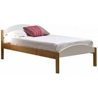 verona maximus antique pine and white pine 3ft single bed