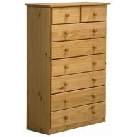 Verona Antique Pine 6+2 Chest of Drawer