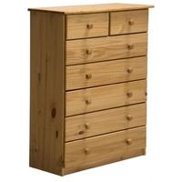 Verona Antique Pine 5+2 Chest of Drawer