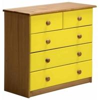 Verona Antique Pine and Lime 3+2 Chest of Drawer