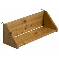 verona goro antique pine large reversible clip on shelf