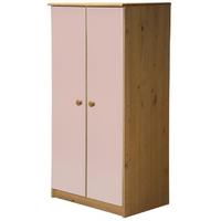 Verona Avola Antique Pine and Pink with 2 Door Storage Unit