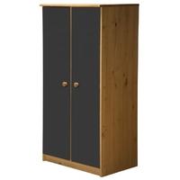 verona avola antique pine and graphite with 2 door storage unit