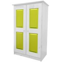 Verona Whitewash Pine and Lime Tall Boy