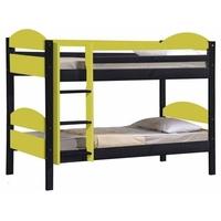 verona maximus graphite pine and lime 3ft single bunk bed