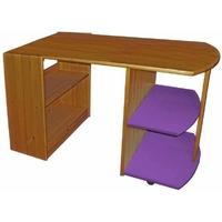 verona antique pine and lilac mid sleeper pull out desk