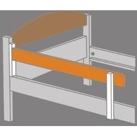 Verona Maximus Whitewash Pine and Orange Mini Safety Rail