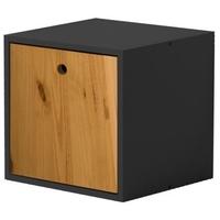 verona graphite pine and antique cube with lid