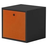 verona graphite pine and orange cube with lid