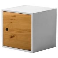 verona whitewash pine and antique cube with lid